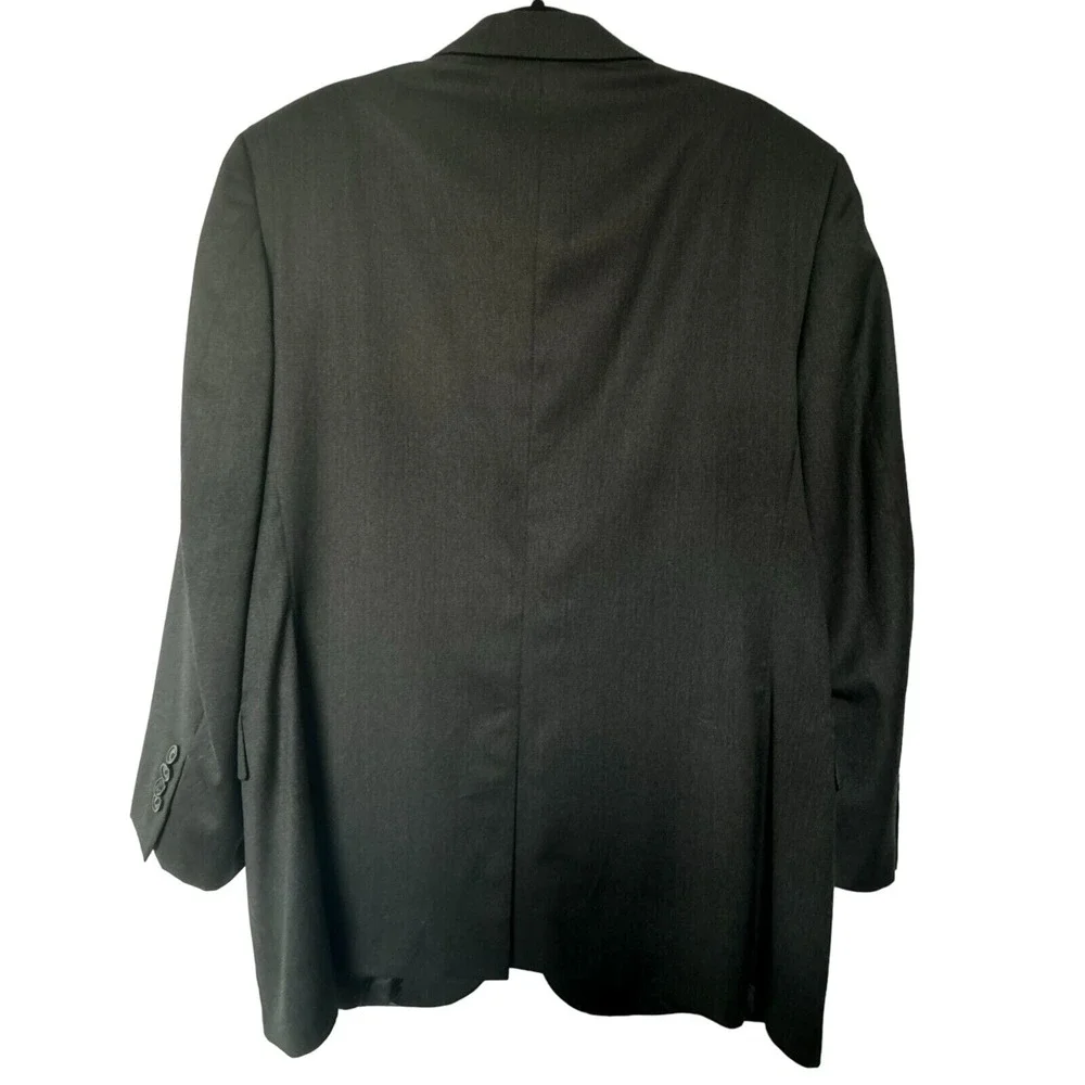 JOS A BANK Men's 43R Charcoal Gray Wool Blazer Suit Jacket Sport Coat‎ Signature
